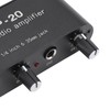 2 Channel Sound Amplifier Balanced 1/4 Inch 6.35mm Gain Independent