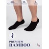 Hugh Ugoli Men Bamboo No Show Socks | Non Slip