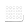 Motoforti Pack of 20 M5 Motorcycle Windscreen Screw Fairing Replacement
