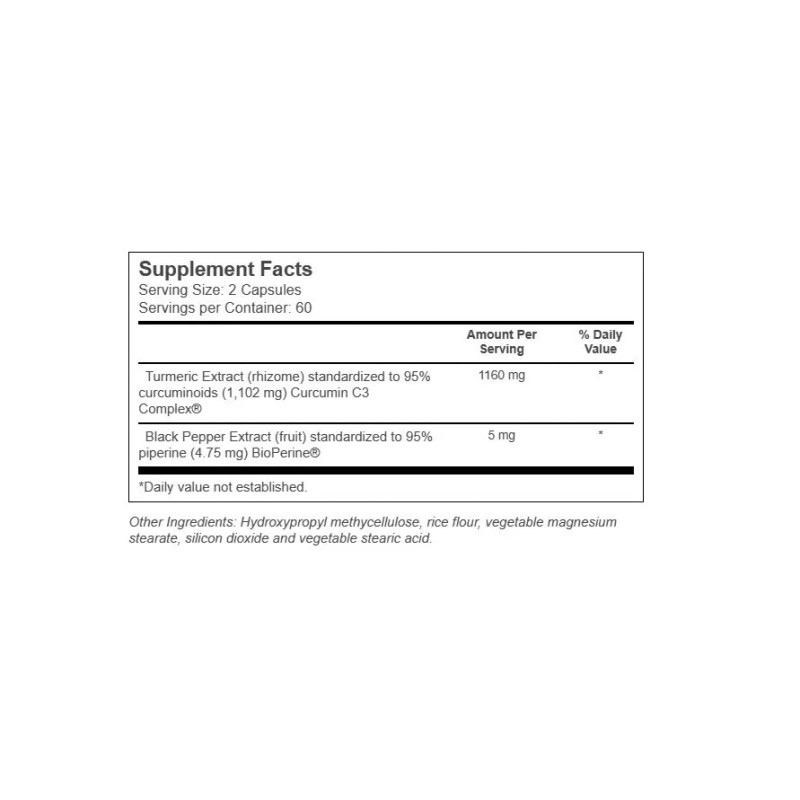 Vitacost ROOT2 Turmeric Ext Curcumin C3 Complex Featuring BioPerine --