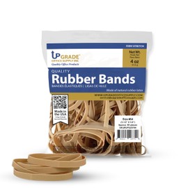 Upgrade Office Supply UPG25764 Rubber Bands, Size 64 (3-1/2 x 1/4), 80 Bands, 1/4 lb, USA
