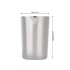 Stainless Steel Cocktail Shaker Mixer Drink Mixing Glass Bartender DIY
