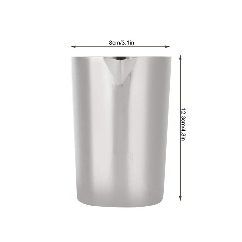 Stainless Steel Cocktail Shaker Mixer Drink Mixing Glass Bartender DIY