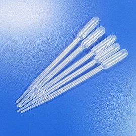 BASE WAVE 5 Pack Aquarium Test Dropper 5ml (Length 8.4'') Coral Feeder Mini Fish Bowl Fish Feces Transfer Pipettes
