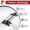 findmall 10 Inch Woodworking Front Vise Cast Iron for Making