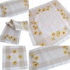Table Runner 40 x 90 cm Ecru Beige / Colourful
