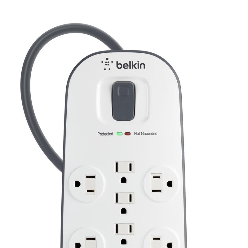 Belkin Home/Office Surge Protector, 12 AC Outlets, 6 ft Cord,