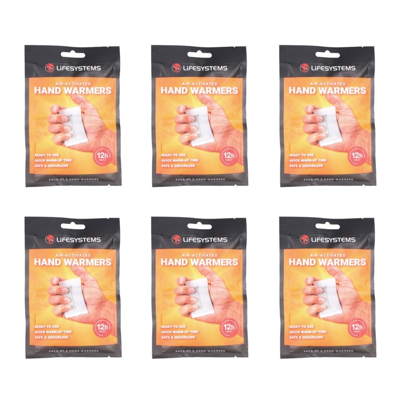 Lifesystems Air Activated Hand Warmers, Up To 12 Hours of