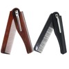 Wjelet 2PCS Folding Beard Combs, Portable Folding Combs for Men,