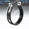 Jadeshay Motorcycle Exhaust Clamp, Motorcycle Exhaust Bracket Universal Motorcycle Exhaust
