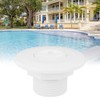 G2in Male Thread Plastic Swimming Pool Drainer Floor Drain Outlet