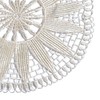 Pack of 6 Floral Lace Round Doilies 100% Polyester Traditional