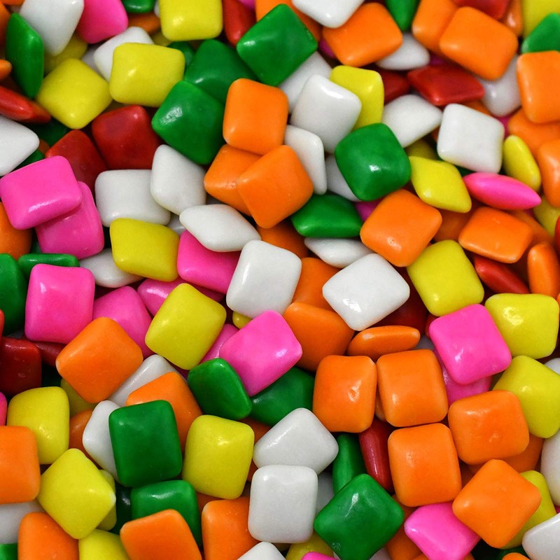 Tootsie Roll Dubble Bubble Assorted Colors Chicle Tab Chewing Gum,