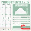 Colingmill 1 Set Peel and Stick Door Moulding Kit 3-Layer