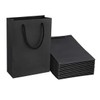 Sdootjewelry Black Gift Bags, 50 Pack Kraft Paper Bags With