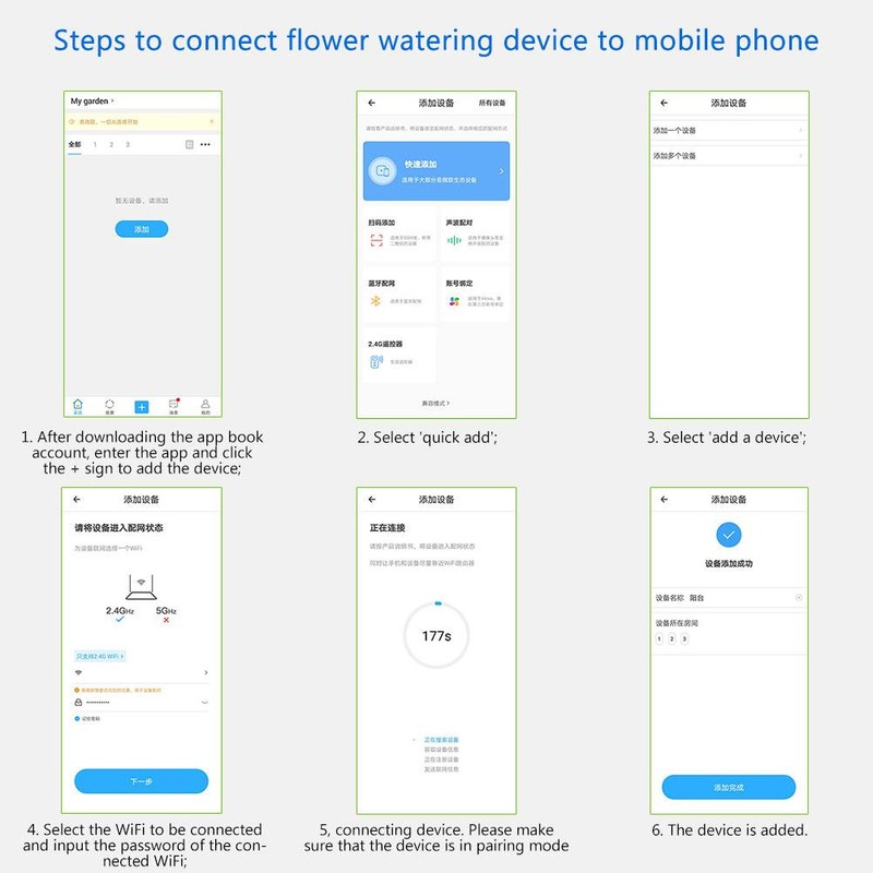 Wifi Double Pump Smart Watering System Smart Self Watering Timer
