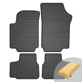 FROGUM El Toro Rubber Mats All Year Round Set of Car Floor Mats for Seat Mii 2011-19, for Skoda Citigo 2011-19, for Volkswagen UP! from 2011 | Durable Rubber Material | 1.5 cm Protective Edge