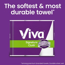 Viva Signature Cloth Paper Towels, 6 Double Rolls