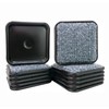 softtouch 1 3/4" Square Carpeted Bottom Furniture Caster Cups, Protect