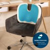 Neblus Asiento Y Respaldo Para Silla Para Lumbar Coxis Funda