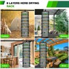Yesker 8 Layer Herb Drying Rack Hanging Mesh Net Foldable