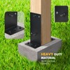 Heavy Duty Steel Post Base, 6''x6'' (Internal 5.5"x5.5"), Concrete Post