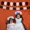HOWAF 2 Pcs Plastic Papel Picado Day of The Dead