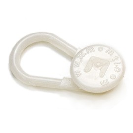 Non-Flex Sturdy Plastic Button Pant Extender - Extra 1" Instant Waistband Length - Ideal for All Suffering from Joint Inflammation Pain and Arthritis (White, 1)