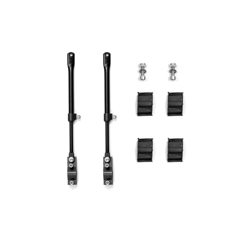 Two Side Support Bars for Rear Bike Rack, Adjustable Length,