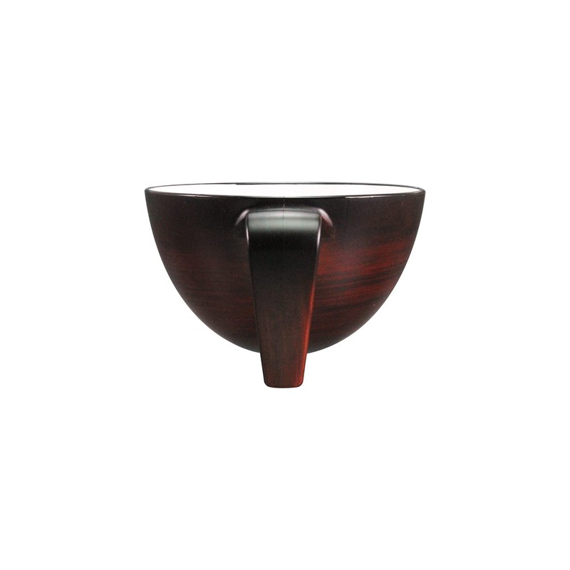 petit aide HS-36 Wood Grain Soup Bowl with Handle