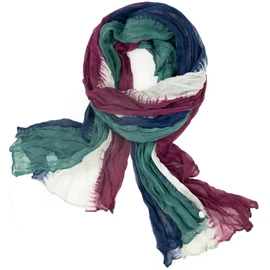 Gloop Women's Scarf Light Long Scarf with Colour Gradient Various Colours, Purple/dark green/dark blue