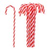 Pack of 24 Christmas Candy Cane Decorations, Red and White