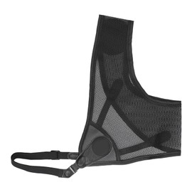 Archery Chest Guard Adjustable 3D Composite Mesh PU Leather Breathable Lightweight Hunting Archery Chest Protector XL