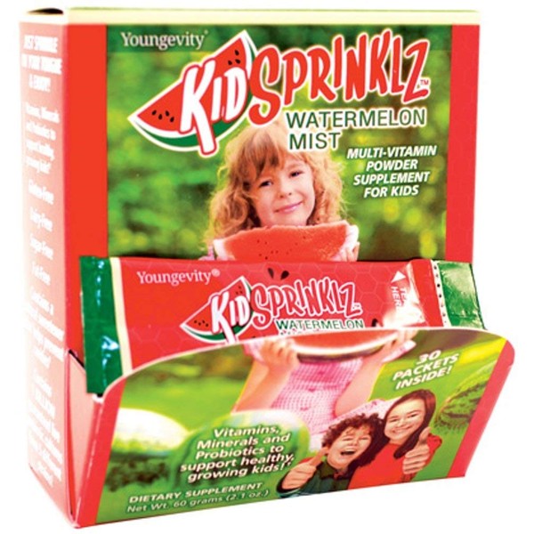Kidsprinklz Watermelon Mist - Multi-vitamin Powder, 60g (2.1oz)