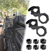 Shovel Holder & Tool Mount Rubber Clamps 1-1/7" to 1-3/7",
