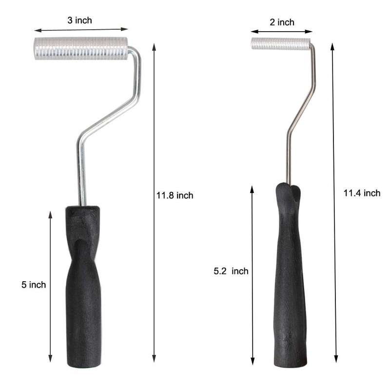 Fiberglass Roller Tools Kit, 4Pcs Bubble Paddle Tool Fiberglass Resin
