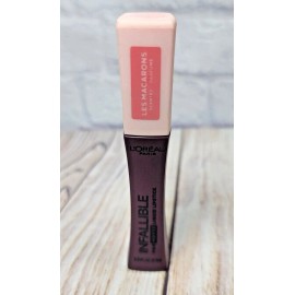 L'Oréal L'Oreal Infallible Pro Matte Les Chocolats, Les Macarons Scented Liquid Lipstick - 830 Blackcurrant Crush LES MACARONS