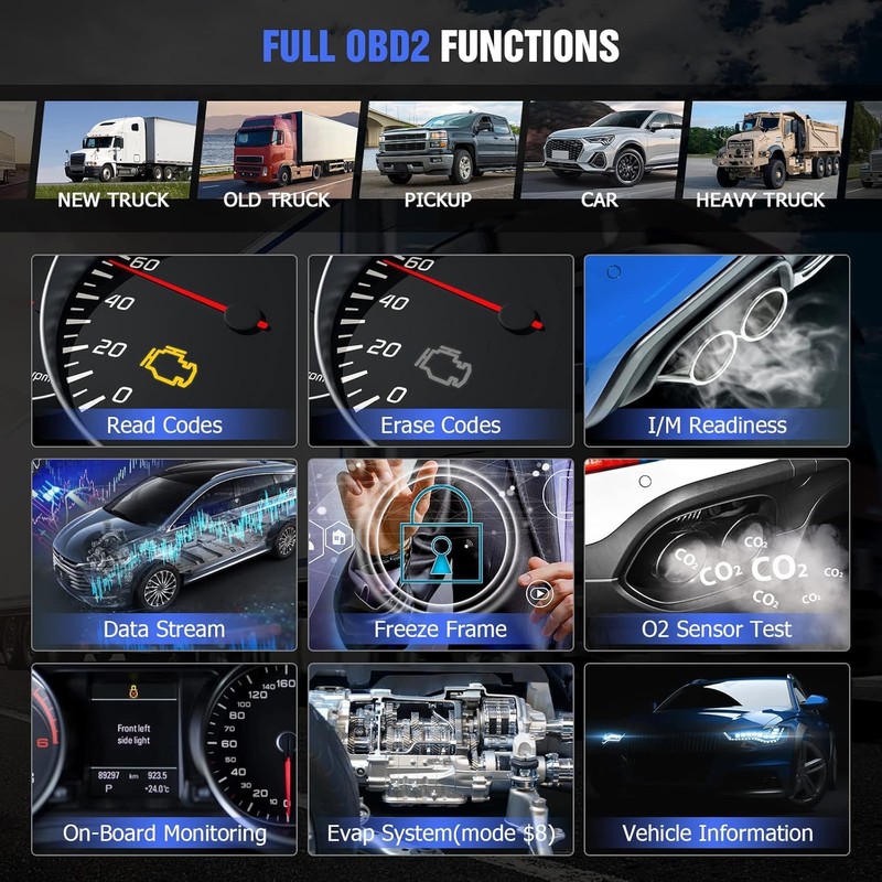 Heavy Duty Truck Scanner Full System Diesel Diagnostic Scan Tool