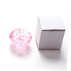 TOVINANNA 2Pcs Pink Crystal Nail Art Cleaning Cup with Lid