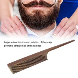 Wooden Fine Tooth Tail Comb, Hair Comb Tail Comb Hairdresser and Salon Rattail Comb Separating Comb Fine Tooth Tail Comb