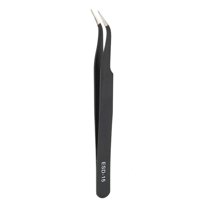 2 x repair tool set for curved tweezers, made of