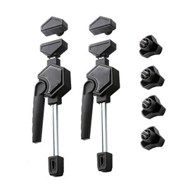 Woodworking Clamp Adjustable Quick Release Handle Woodworking Clamp Fixed Jaw Parallel Clamp Fixture Tools Benches Auxiliary Tool 2 Pieces