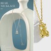 Gulamu Jewelry Women's Necklace, Bear, Teddy Bear, Bear, Gift, Girlfriend,