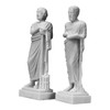 Set Homer & Herodotus Ancient Greek Authors History Sculpture Statue