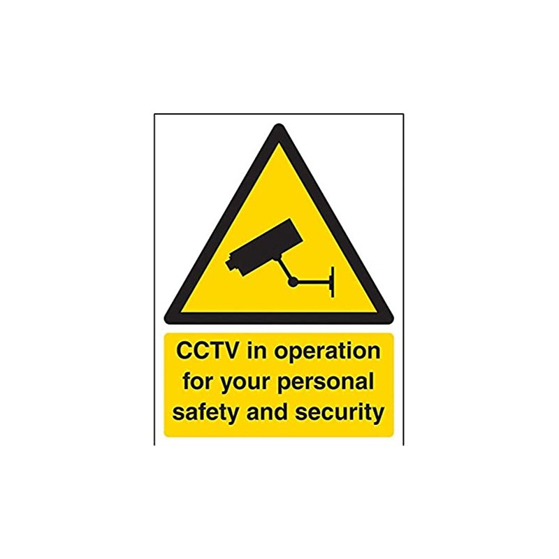 V Safety Security Notice, CCTV In Operation For Your Own