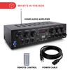 Pyle Wireless Bluetooth Home Audio Amplifier System-Upgraded 6 Channel 750