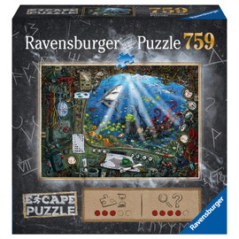 759 Piece Jigsaw Puzzle Submarine Escape Puzzle Ravensburger 17250 4 Colorful