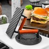 SanKonfu Bacon Press 2.5 lb Heavy Weight Cast Iron Burger