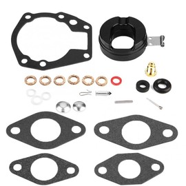 YJGZSVK Carburetor Carb Repair Rebuild Kit with Float for Johnson/Evinrude 3 4 5 5.5 6 7.5 10 15 18 HP 439071 383052 382048 383067 398532