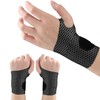Offtrte 2 Pack Ultra Thin Wrist Support and Compression Wraps
